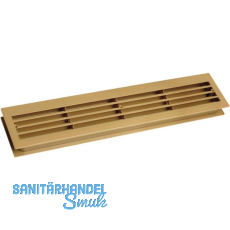 L�ftungsgitter f�r Zimmert�ren 454 x 90 mm TS 35-45 mm Kunststoff beige-braun