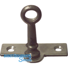 Aufspreizstangenkloben mit austragender Platte, Stahl blank