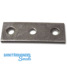 Schlie�blech f. Aufspreizstangen, 16 x 53 mm, Loch � 9 mm, Stahl blank