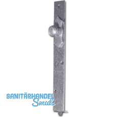 Fensterschienenriegel zum Einlassen, m. Schlie�blech, 300 mm, Stahl verzinkt