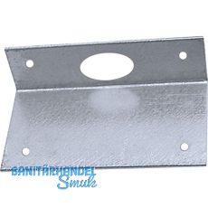 Riegelschlie�blech abgewinkelt, mit ovalem Loch, 70 x 40 x 21 mm, verzinkt
