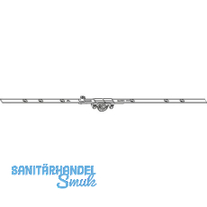 ROTO NT/NX Kantengetriebe mittig/variabel DM 15 mm L= 500 mm 1P Zapfen silber ROTO NT/NX Kantengetriebe mittig/variabel DM 15 mm L= 500 mm 1P Zapfen silber