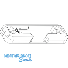 ROTO NT/NX Kipplager Holz Eurofalz 24 mm 13V links Zink mit Bohrzapfen