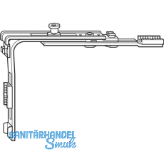 ROTO NT/NX Eckumlenkung kurz 1P-Zapfen silber ROTO NT/NX Eckumlenkung kurz 1P-Zapfen silber