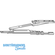 ROTO NT/NX Zweitschere Standard L=200 mm silber (255237)
