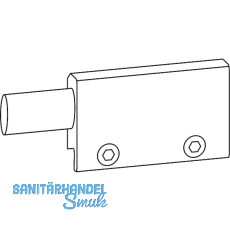 GU-966/200 Federpuffer, Aluminium silberfärbig GU-966/200 Federpuffer, Aluminium silberfärbig