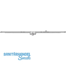 ROTO NT/NX DK-Getriebe mittig/variabel DM 15 mm L= 980 mm 1V Zapfen silber