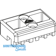 ROTO NT/NX Schlie�st�ck 2-flg. f�r Kantriegel KBE/K�MMERLING/TROCAL 13V Zink