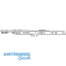 ROTO NT/NX Mittelverschluss Stulpfl�gelgetriebe oben L=200 mm kuppelbar silber
