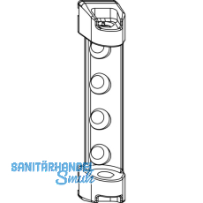 MACO Scherenlager PVC, 3 mm Positionszapfen, 100 kg, wei� (204039)