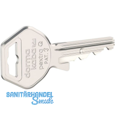 DORMAKABA Mehrschlüssel pextra Q, bei Erstlieferung mit Zylinder DORMAKABA Mehrschlüssel pextra Q, bei Erstlieferung mit Zylinder