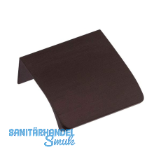 Griffleiste Edge Straight LA 20 mm, Länge 40 mm, Aluminium antik bronze Griffleiste Edge Straight LA 20 mm, Länge 40 mm, Aluminium antik bronze