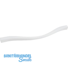 Möbelgriff Fluid LA 192/224 mm, Breite 236 mm, ZN weiss matt lackiert Möbelgriff Fluid LA 192/224 mm, Breite 236 mm, ZN weiss matt lackiert