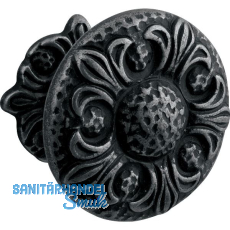 Knopf Faial � 33 mm, Tiefe 24 mm, ZN eisenf�rbig br�niert