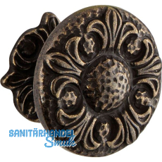 Knopf Faial ø 33 mm, Tiefe 24 mm, ZN altmessing brüniert Knopf Faial ø 33 mm, Tiefe 24 mm, ZN altmessing brüniert