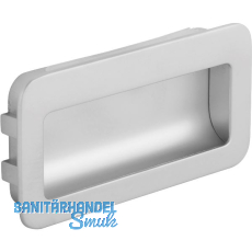 Muschelgriff Atauro Breite 110 mm, Einlassma� 103 x 49 mm, ZN verchromt matt