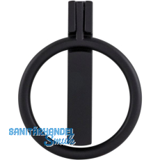 Klappgriff Marsala � 60 mm, H�he 77 mm, Zinkdruckguss schwarz matt