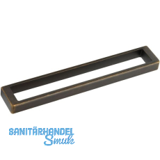 Griff Cubico LA 192 mm, Breite 201 mm, ZN antik braun