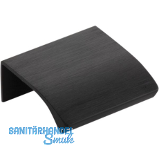 Griffleiste Edge Straight LA 20 mm, L�nge 40 mm, Aluminium schwarz matt