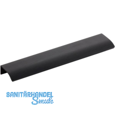 Griffleiste Edge Straight LA 2 x 80 mm, Länge 200 mm, Aluminium schwarz matt Griffleiste Edge Straight LA 2 x 80 mm, Länge 200 mm, Aluminium schwarz matt