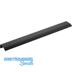 Griffleiste Edge Straight LA 2 x 160 mm, L�nge 350 mm,Aluminium schwarz matt