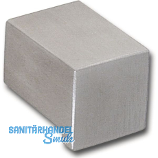 Knopf Europa Breite 12 mm, Tiefe 20 mm, Edelstahl geb�rstet