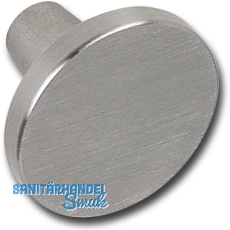 Knopf Epona � 25 mm, Tiefe 20 mm, Edelstahl geb�rstet