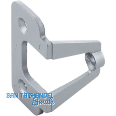 M�belgriffadapter f�r Faltschiebet�ren Zinkdruckguss verchromt matt