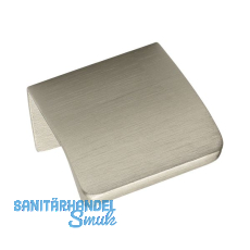 Griffleiste Edge Straight LA 20 mm, L�nge 40 mm, Aluminium Edelstahl Effekt