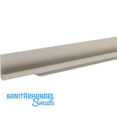 Griffleiste Grande Länge 2500 mm, Aluminium Edelstahl Effekt Griffleiste Grande Länge 2500 mm, Aluminium Edelstahl Effekt