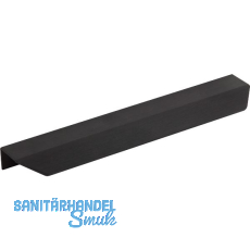 Griffleiste Blaze 2 LA 2x80, L�nge 200 mm, Aluminium schwarz matt geb�rstet