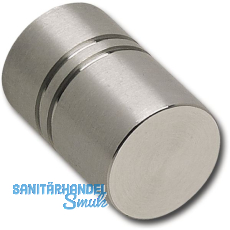 Knopf Echion � 13 mm, Tiefe 22 mm, Edelstahl geb�rstet