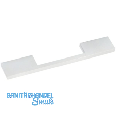 Griff Nestis LA 128 mm, Breite 200 mm, ZN wei� matt lackiert