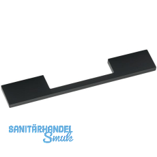 Griff Nestis LA 128 mm, Breite 200 mm, ZN schwarz matt lackiert