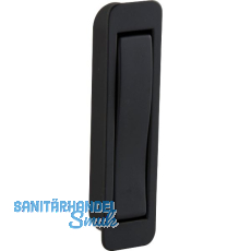 Klapphaken Pepea zum Einlassen - 1 Haken, H�he 80 mm, ZN schwarz lackiert