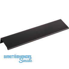 Griffleiste Piojo 3000 mm zum Aufkleben, Aluminium schwarz matt