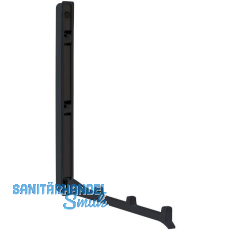 Klapphaken Came zum Einlassen - 3 Haken, H�he 177 mm, ZN schwarz matt