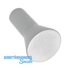 Knopf Karme � 15 mm, Tiefe 24 mm, ZN alufarbig