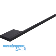 Handtuchhalter Pan, Breite 380 mm, Aluminium schwarz matt