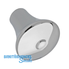 Knopf Kapys � 24 mm, Tiefe 24 mm, ZN verchromt poliert