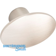 Möbelknopf Dome 50x36 mm, Zinkdruckguss Edelstahl Effekt Möbelknopf Dome 50x36 mm, Zinkdruckguss Edelstahl Effekt