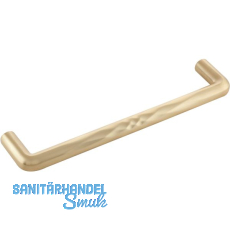 M�belgriff Shuffle LA 160, B 171,6 mm, Zinkdruckguss vermessingt geb�rstet