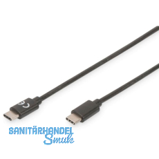 Datenkabel USB-C auf USB-C 1800 mm schwarz Datenkabel USB-C auf USB-C 1800 mm schwarz