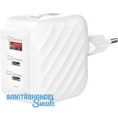 NABO Steckernetzteil PD 65 USB-A USB-C wei�