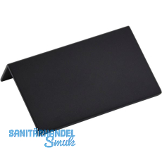 Griffleiste Crevan LA 48 mm, Länge 70 mm, Aluminium schwarz matt Griffleiste Crevan LA 48 mm, Länge 70 mm, Aluminium schwarz matt