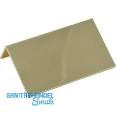 Griffleiste Crevan LA 48 mm, L�nge 70 mm, Aluminium vermessingt poliert