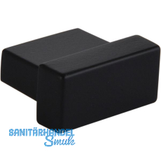 Knopf Fisolo Breite 29 mm, Tiefe 24 mm, ZN schwarz matt