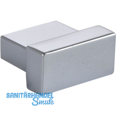 Knopf Fisolo Breite 29 mm, Tiefe 24 mm, ZN verchromt poliert