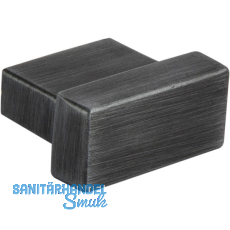 Knopf Fisolo Breite 29 mm, Tiefe 24 mm, ZN eisenf�rbig geb�rstet matt