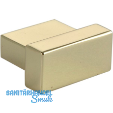 Knopf Fisolo Breite 29 mm, Tiefe 24 mm, ZN vermessingt poliert